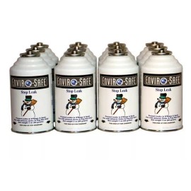 Enviro-Safe Refrigerants Stop Leak, Envirosafe stopleak, 12 cans, for Automotive, 4ounces
