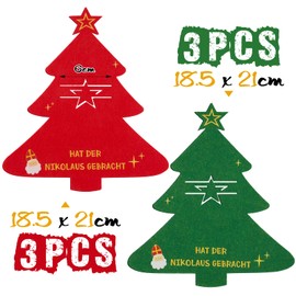 BOFUNX Pack of 6 Christmas Money Gift Packaging Santa Claus Gift Christmas Gifts Packaging Christmas Gift Ideas for Children Family Friend Colleague