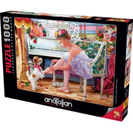 Anatolian Puzzle - Ballerina and her Puppy, 1000 Piece Jigsaw Puzzle, 1115, Multicolor