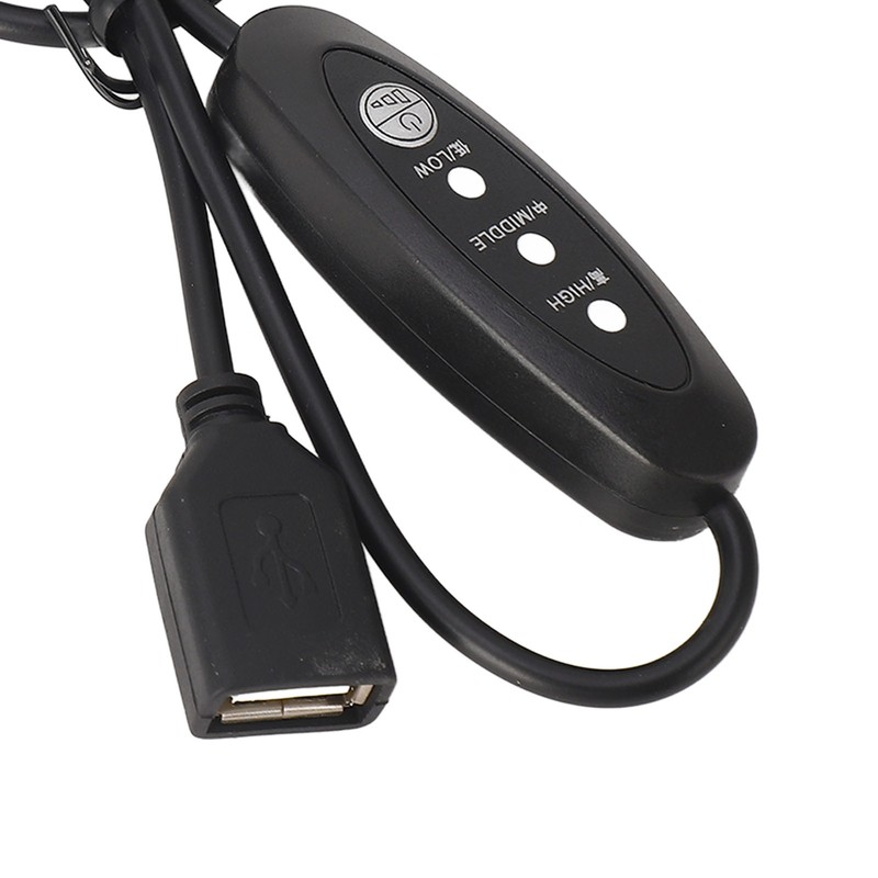 USB5V Thermostat Extension Cord Male in Female Out Flexible PVC