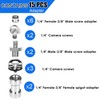Noosverl 15 Pieces 1/4 Inch Camera Screw Adapter Set, Camera