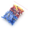 Baomain 1/4" Piggyback Spade Crimp Terminal Connector 0.5-6.0mm² 22-10 AWG