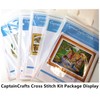 CaptainCrafts Cross Stitch Kits for Adults Stamped Cross Stitch Printed