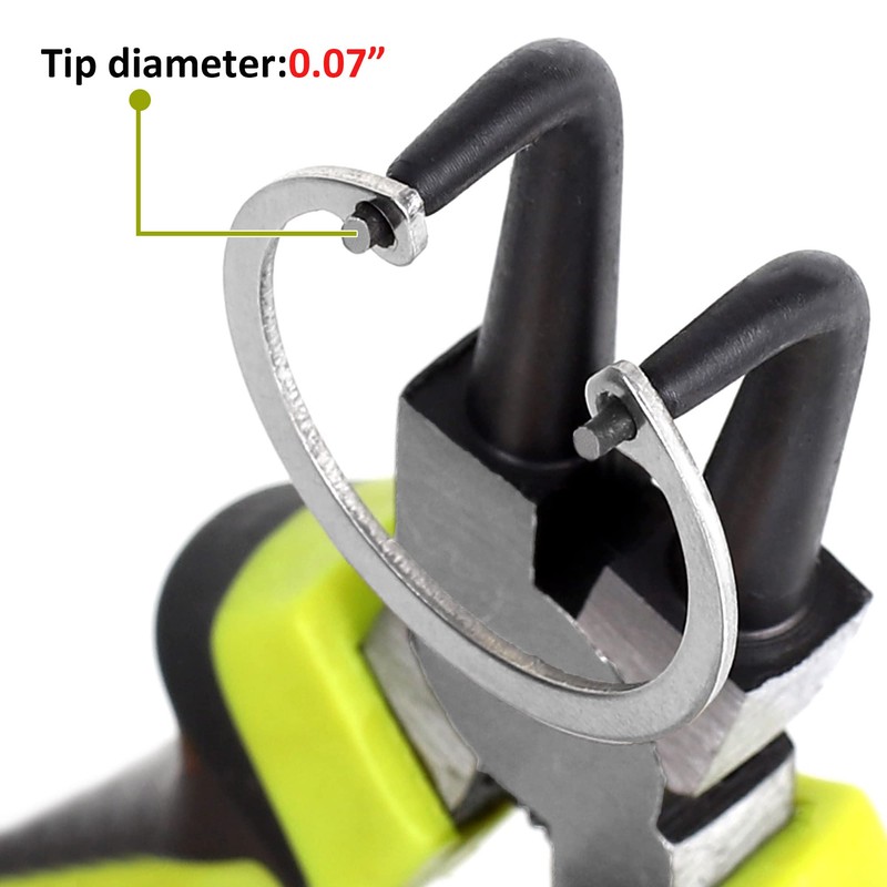 FASTPRO 4-Piece 7-inch Snap Ring Pliers Set, Internal/External Circlip Pliers