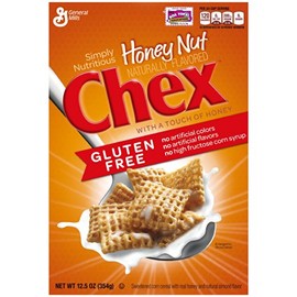 Chex Honey NutCereal, Gluten-Free Cereal, 12.5 oz (Pack of 12)