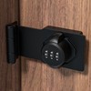 Close 90-Degree Combination Lock (Black) Shed Lock 7ea