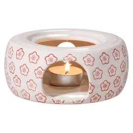 Bloomingville Isabella Retro Tea Warmer Vintage Pot Warmer Diameter 14.5 cm Red Ceramic