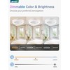 LEDIARY 20 Inch Low Profile Ceiling Fans with Lights, Led
