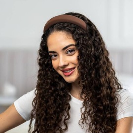 AIBFRID Headbands for Women Non Slip Padded Headband Trendy Cute Headbands for Women's Hair 0.8 Inch Comfortable Head Bands Hair Accessories 6PCS