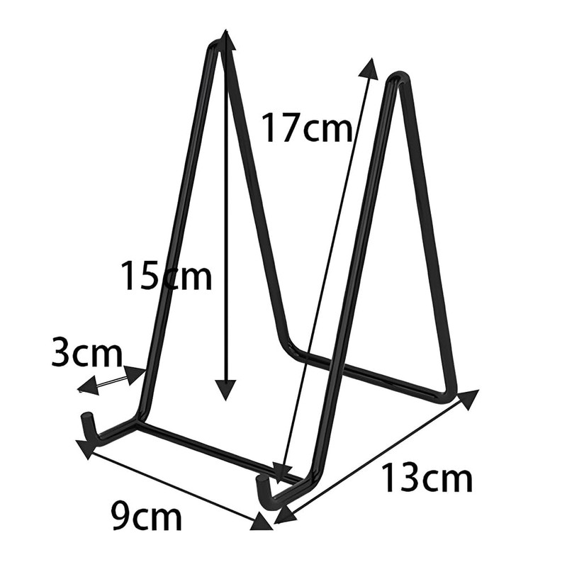 5 Pack Plate Display Stands, Metal Plate Holder, 9*13*15cm, Picture