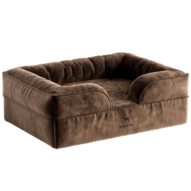 NOAH & PAW Large Dog Bed, 35x25x11 Inch, Orthopedic Dog