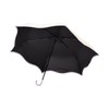 Francfranc Flanc Blackout Wave Piping Folding Umbrella, 19.7 inches (50