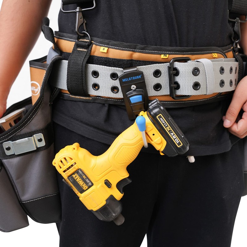 MELOTOUGH Tool Holster Cordless Drill Holster Tool Belt Hook with