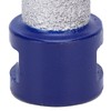Diamond Dry Bit Thread Milling Cutter Straight Shank Brazed Aperture