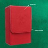 VGEBY Card Storage Box, PU Leather Card Box for Universal