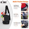 KIWIFOTOS Small Sling Bag Crossbody Bag for Men Women Water