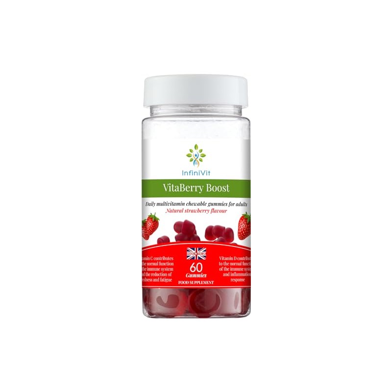 VitaBerry Boost Multivitamins Gummies for Men, Women, High Strenght, 60