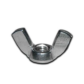 Wing Nuts Hardware Hurricane Fasteners 25 Pcs 1/4-28 Hand urricane Shutter Hardware Shutter Hardware Hurricane Stainless Steel Grade 18-8 Wing Nut Nuts Super-Deals-Shop