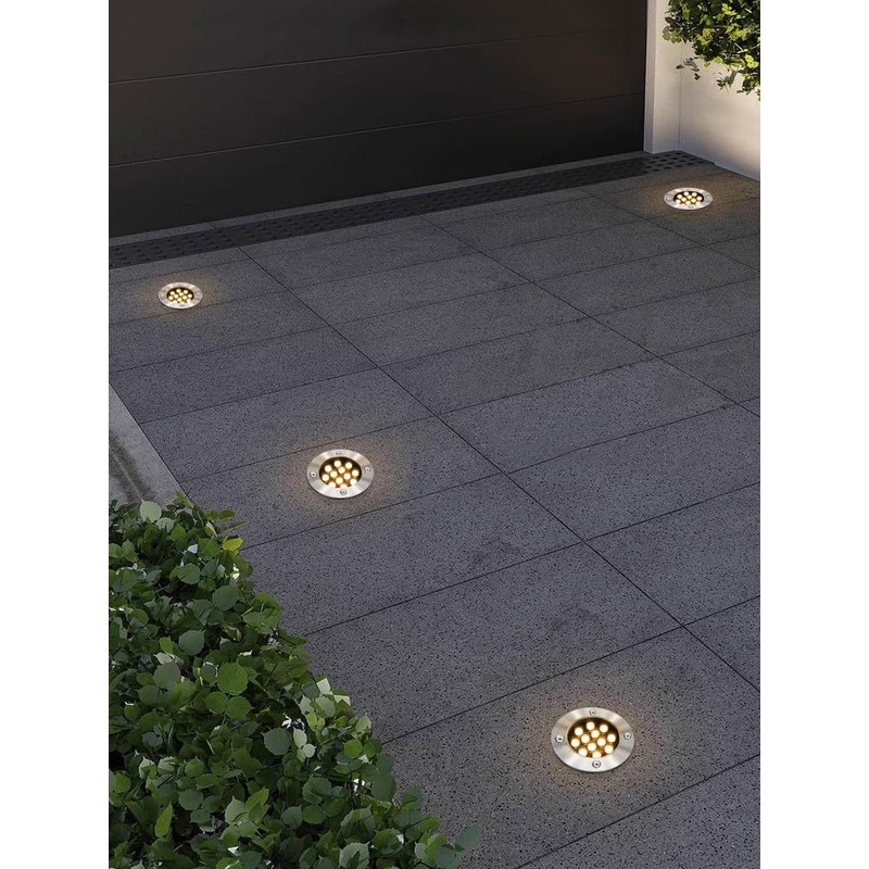 LUMINTURS 15W AC 120V LED Outdoor Exterior Buried Spot Light