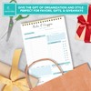 Decorably 52 Sheets Blue Undated Make It Happen Notepad -
