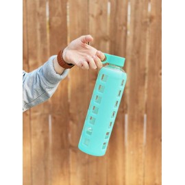 Glass Water Bottle - Glow in the Dark Purifyou® - Size: 32oz, Color: Glow in the Dark