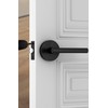 goldenwarm Matte Black Passage Door Handle Matte Black Interior Door