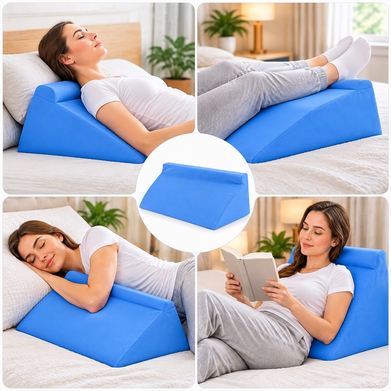 Adjustable Wedge Pillow for Sleeping and Body Positioning – Multi-Angle