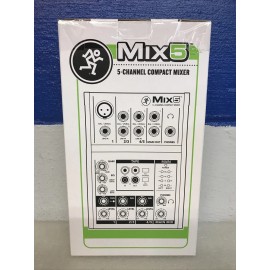 Mackie Mix5 5-Channel Compact Mixer New Factory Sealed