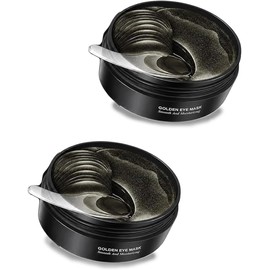 120Pcs Bolsas y Ojeras Parches de Ojo, Colageno Parches Contorno de Ojos, Patas de Gallo e Hinchazón, Secos y Líneas Finas, Hidratante Contorno de Ojo Antiarrugas Negro