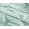 TRP 7 Piece Pintuck Comforter Set King, Pinch Pleated Classic