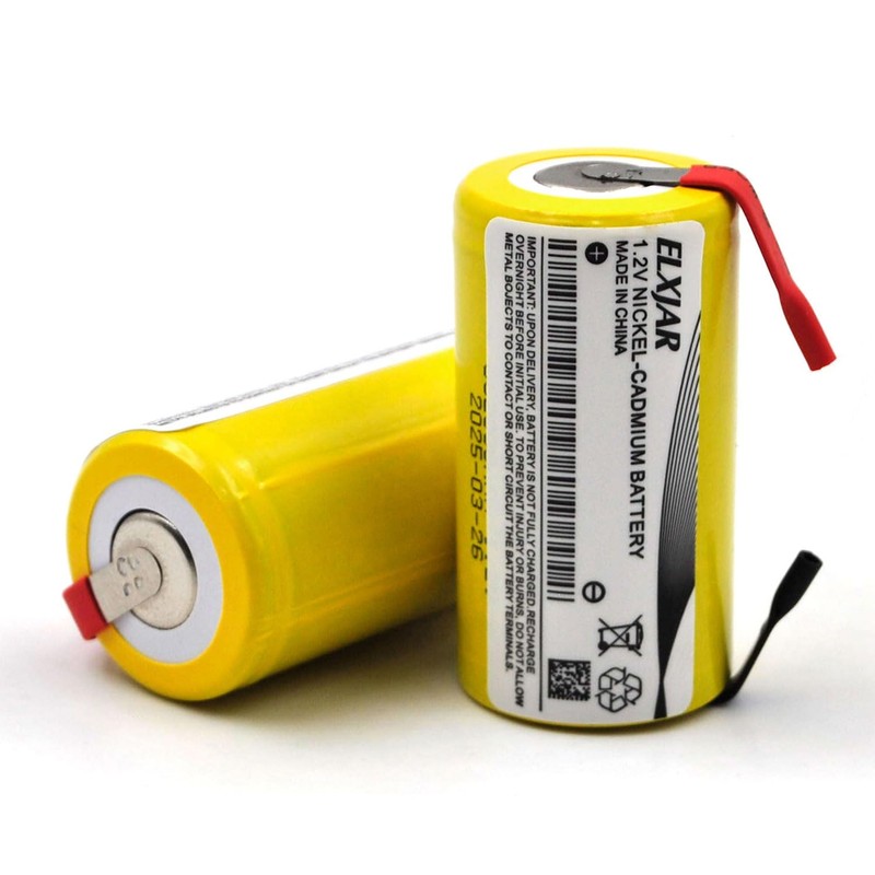 YUTSUJO (12-Pack) Sub C 1.2V 2000mAh Ni-CD Rechargeable Batteries with