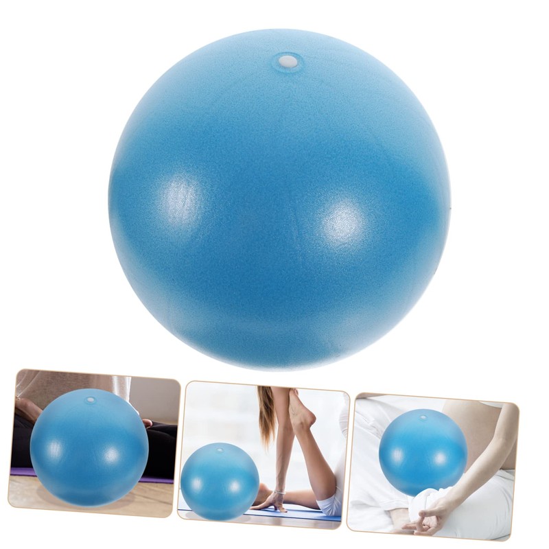 WOONEKY 9 Inch Gym Pilates Ball Small Exercise Ball for