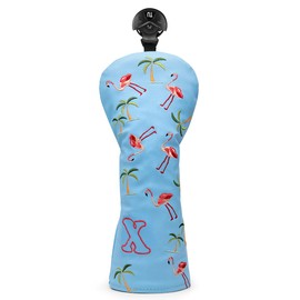 Golf Headcovers Flamingo Headcovers Premium Embroidered Driver Covers for Fairway Wood, Utility and Hybrid Golf Club Set Headcovers (Utility (1 Piece)
