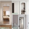 FWUNYVN 2 Pairs Over-The-Door Mirror Hanger, Adjustable Door Mirrors Hook