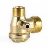 Zinc Alloy Check Valve Compressor, 1/2, 3/8 Inch Air Compressor