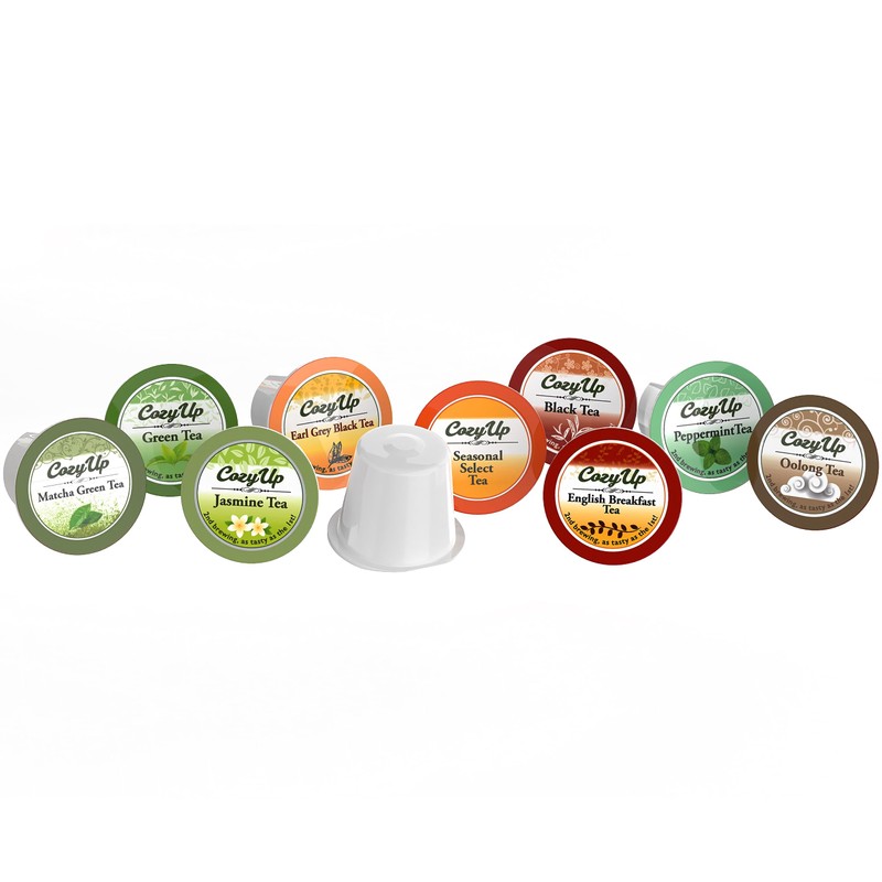 Cozy Up 100-Count Variety Pack Tea, Compatible with Keurig Brewers,