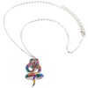 DUOWEI Cobras Snake Chain Necklace Enamel Snake Pendant Jewellery Reptile