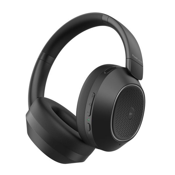 PowerLocus Hybrid Active Noise Cancelling Headphones, 60 Hours Playtime Over