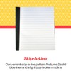 School Smart Skip-A-Line Ruled Composition Book, Grade 1, Green, 48
