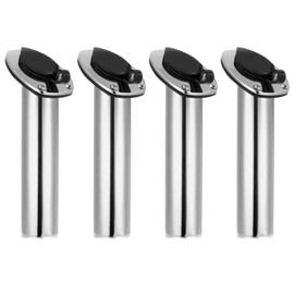 Fishing Rod Holders 316 Marine Grade Stainless Steel Flush Mount 30 Degree (4PCS)