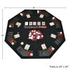 Poker Table Topper - Foldable Texas Hold 'Em Set with