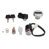 Ignition Switch Gas Cover Kit Helmet Lock 2‑Key Replacement for