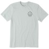 Life is Good. Men's Smiley Face SS Crusher Tee, Fog