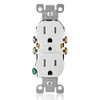 Leviton 15 Amp 125 Volt Tamper Resistant Duplex Receptacle, 10