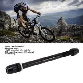 Thru Axle Adapter, Aluminum Alloy Bike Trainer Shaft Adjustable Length for M12x142 to M12x148mm Hub, Widely Compatible, Winter Riding, Easy Installation