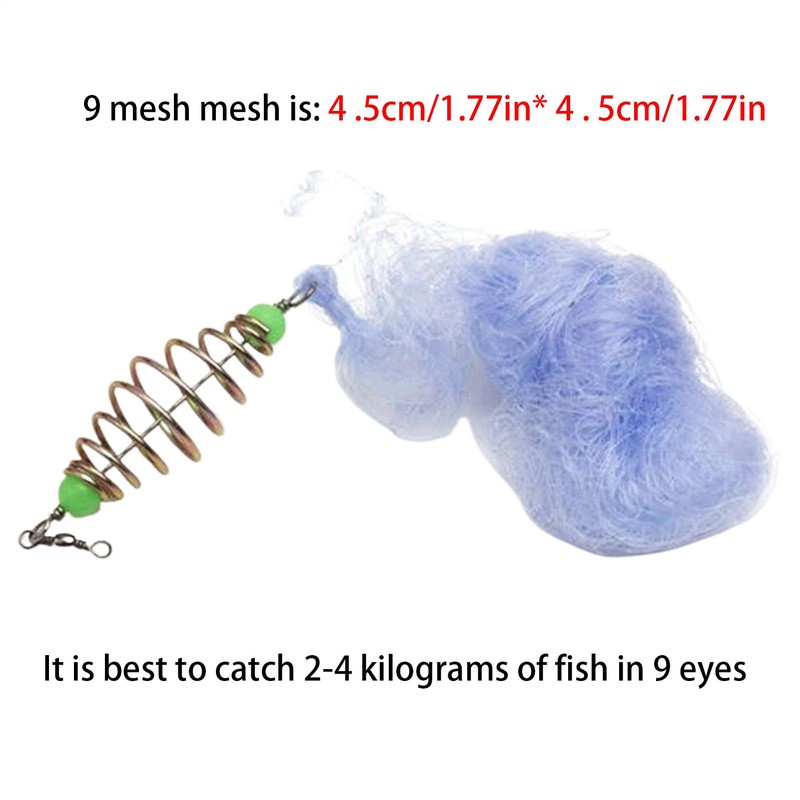 Fishing Nets for Saltwater, Lightweight Fishing Mesh Trap, Lake Creatures