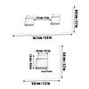 6 Pack Shower Caddy Adhesive Hooks Replacement Adhesive Hooks Sticker