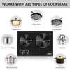 CUSIMAX Hot Plate, 1800W Electric Burner Double Hot Plate for