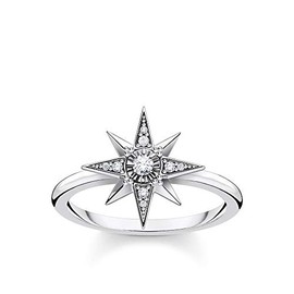 THOMAS SABO Ring Star 925 Sterling Silver TR2299, Precious metal, Cubic Zirconia