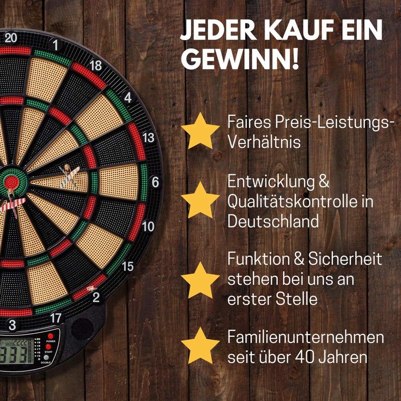 BEST SPORTING Fortune Safety Darts, 3 Darts with Plastic Tip